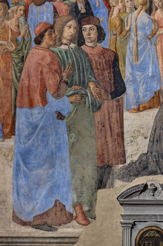 “The Group of Neoplatonic Humanists”, by Rosselli
