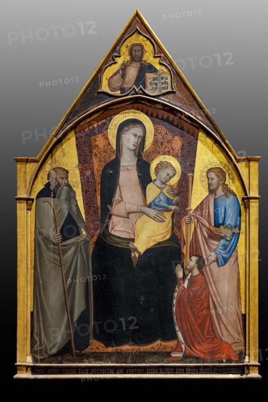 “Enthroned Madonna with Infant Jesus and Saints”, by di Giovanni di Bartolomeo Cristiani