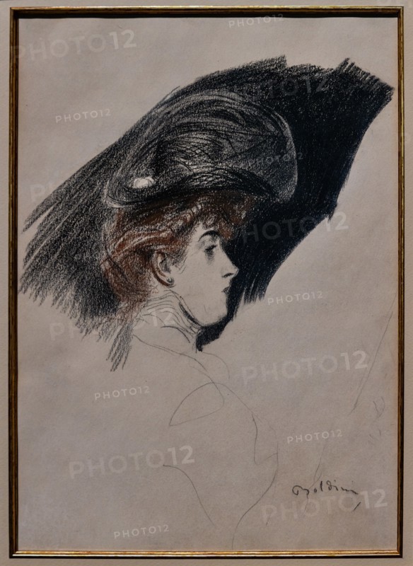 “Elegant Profile” by Giovanni Boldini