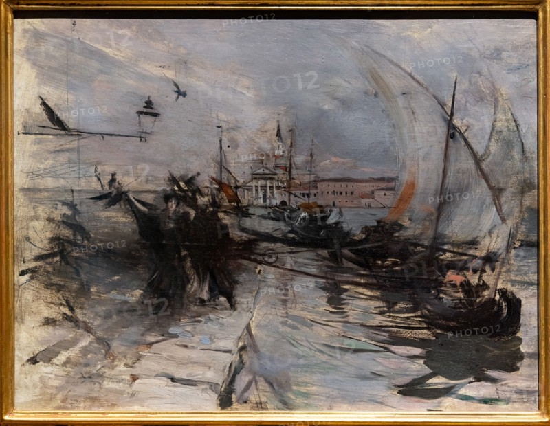 “Venice St. Giorgio Maggiore seen from the town”
