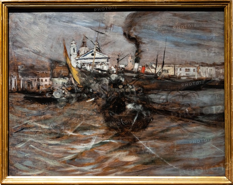 “Boats in Venice” by Giovanni Boldini