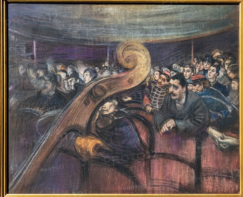 “At theatre” by Giovanni Boldini
