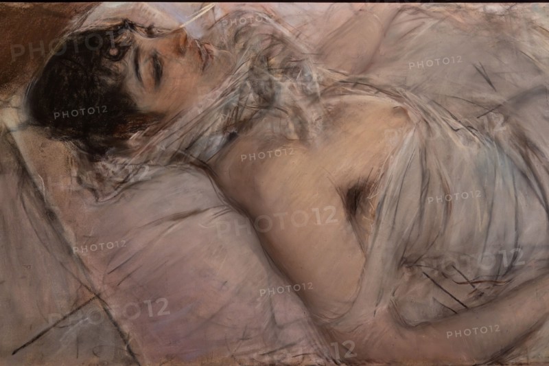 “The Countess of Rasty Reclining” by Giovanni Boldini