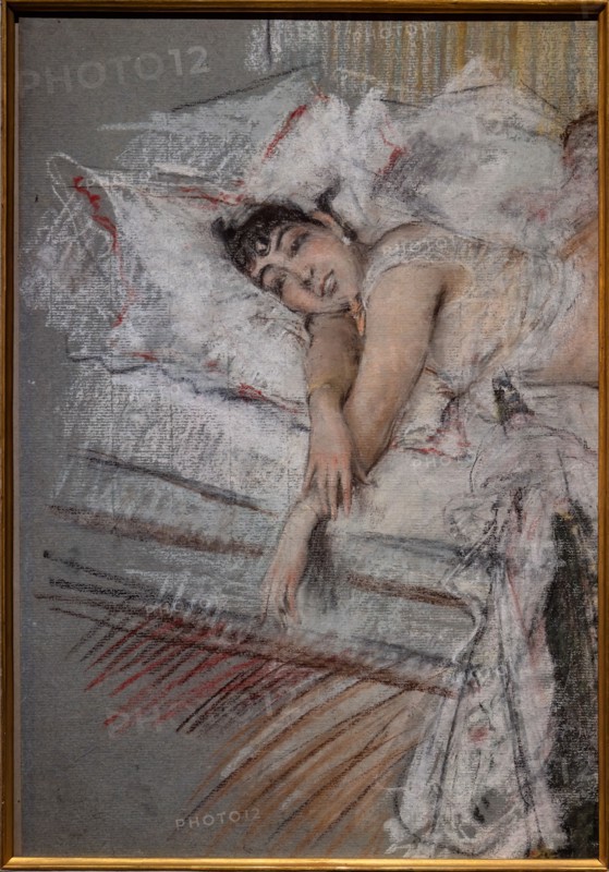 “The Countess of Rasty in Bed ” by Giovanni Boldini