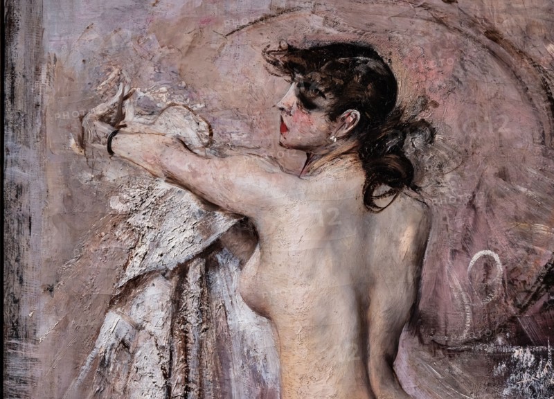 “After the Bath” by Giovanni Boldini