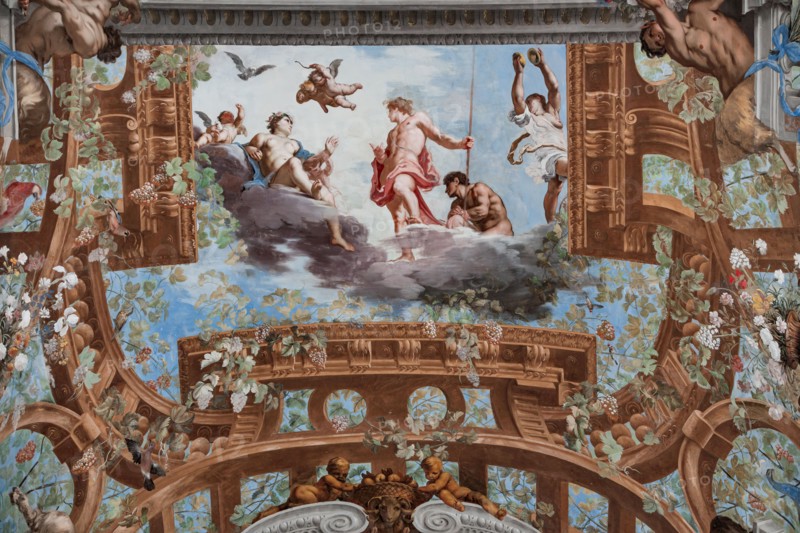 Sassuolo, Este Ducal Palace, the Bacchus Gallery