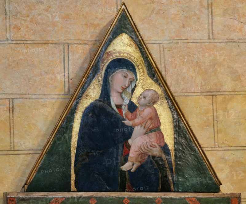 “San Michele Arcangelo che uccide il drago tra i Santi Benedetto e Bartolomeo”
