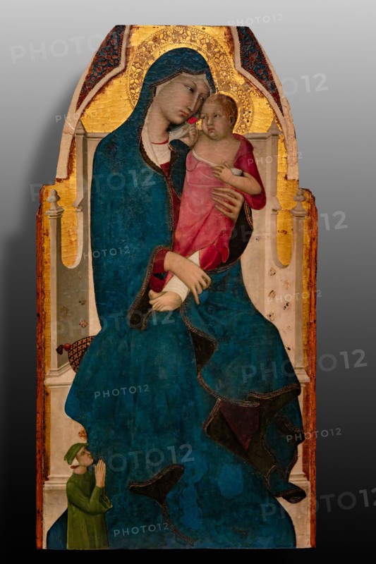 “Madonna col Bambino e donatore”