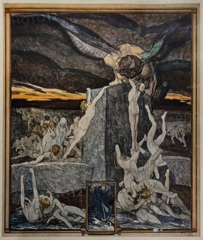 “The Simoniacs, Hell, canto XIX”