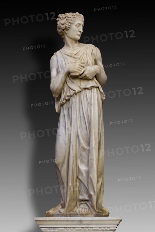 Montepulciano, Duomo (Cathedral of S. Maria Assunta): “Funeral Monument of Bartolomeo Aragazzi”, marble, work by Michelozzo's workshop, about 1427-1438. “Allegory of a Virtue”.
Chiesa di Sant'Agostino, Montepulciano (SI), Toscana - Tuscany, Italia - Italy