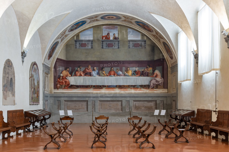 “Cenacolo”,  di Andrea del Sarto, affresco  (525x871 cm), databile al 1511-1527. L’opera è  conservata nel refettorio del monastero vicino alla chiesa di San Salvi a Firenze.

[ENG]
“The Last Supper”, by Andrea del Sarto, fresco (525x871 cm), datable to 1511-1527. The work is preserved in the refectory of the monastery near the church of San Salvi in Florence.
Chiesa di San Salvi, Refettorio, Firenze (FI) - Florence, Toscana - Tuscany, Italia - Italy