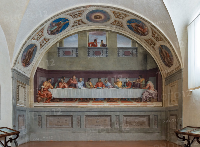“Cenacolo”,  di Andrea del Sarto, affresco  (525x871 cm), databile al 1511-1527. L’opera è  conservata nel refettorio del monastero vicino alla chiesa di San Salvi a Firenze.

[ENG]
“The Last Supper”, by Andrea del Sarto, fresco (525x871 cm), datable to 1511-1527. The work is preserved in the refectory of the monastery near the church of San Salvi in Florence.
Chiesa di San Salvi, Refettorio, Firenze (FI) - Florence, Toscana - Tuscany, Italia - Italy