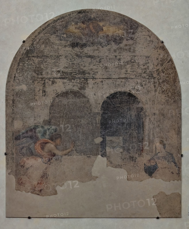 “Annunciazione”, di Andrea del Sarto, affresco strappato dallo sdrucciolo di Orsanmichele a Firenze, 1508-9.

[ENG]
“Aannunciation”, by Andrea del Sarto, data he’d fresco from the alley of Orsanmichele in Florence, 1508-9.
Chiesa di San Salvi, Refettorio, Firenze (FI) - Florence, Toscana - Tuscany, Italia - Italy