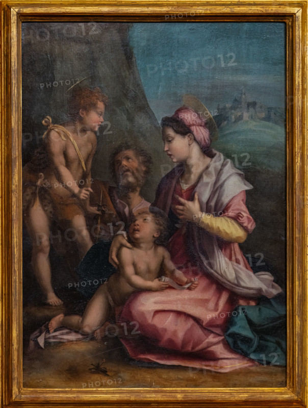 “Sacra Famiglia con S. Giovannino”, di Tommaso Manzuoli detto Maso di San Friano, da Andrea del Sarto, XVI secolo. 

[ENG]
“Holy Family with Infant St. John”, by Tommaso Manzuoli known as Maso di San Friano, from Andrea del Sarto, XVI century.
Chiesa di San Salvi, Museo del C, Firenze (FI) - Florence, Toscana - Tuscany, Italia - Italy