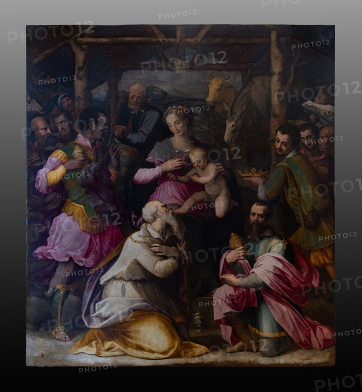 “Adorazione dei Magi”, di Francesco Brina, dipinto a olio dalla Chiesa di Santa Maria al Prato seconda metà del Cinquecento.

[ENG]
“Adoration of the Magi”, by Francesco Brina,  oil painting on panel from the Church of S. Maria al Prato, second half of the XVI century.
Chiesa di San Salvi, Museo del C, Firenze (FI) - Florence, Toscana - Tuscany, Italia - Italy