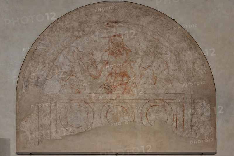 Sinopia dell’affresco “Cristo in pietà tra angeli” di Andrea del Castagno, 1447, collocata refettorio del monastero di Sant'Apollonia a Firenze, oggi museo del Cenacolo di Sant’Apollonia.  

[ENG]
Sinopia of the fresco “Dead Christ among angels" by Andrea del Castagno, 1447, located in the refectory of the monastery of Sant'Apollonia in Florence, now the museum of the Cenacle of Sant'Apollonia.
Museo del Cenacolo di Sant'Apoll, Firenze (FI) - Florence, Toscana - Tuscany, Italia - Italy