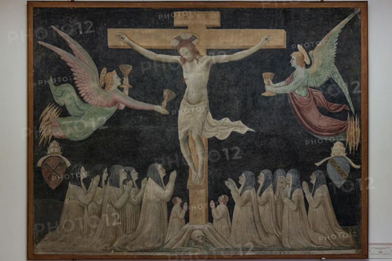 “Crocifissione”, di Paolo di Stefano Badaloni, conosciuto come Paolo Schiavo, 1447-9, affresco.

[ENG]
“Crucifixion”, by Paolo di Stefano Badaloni, known as Paolo Schiavo, 1447-9, fresco.
Museo del Cenacolo di Sant'Apoll, Firenze (FI) - Florence, Toscana - Tuscany, Italia - Italy