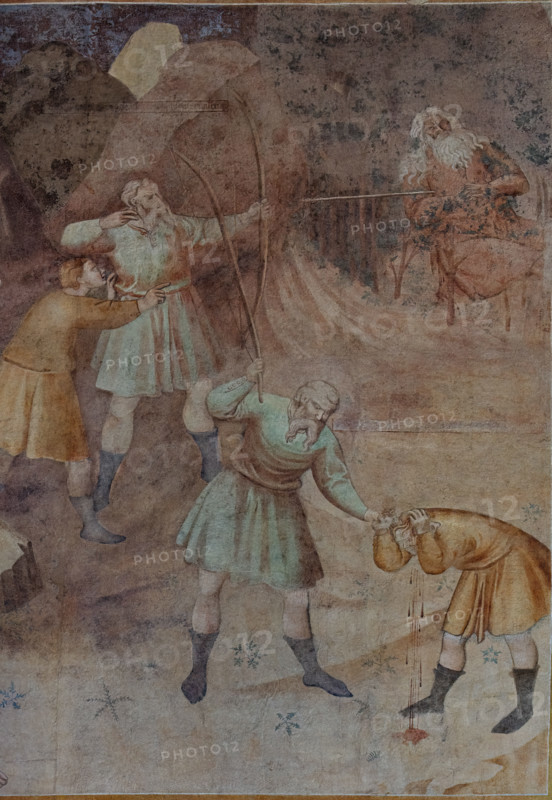 Pisa, Camposanto monumentale:
 “Storie di Caino e Abele”;  affreschi di Piero di Puccio, 1389/1391.
Particolare.

[ENG]
Pisa, Monumental Cemetery: 
“Stories of Cain and Abel”, frescoes by Piero di Puccio - 1389/1391. 
Detail.
Camposanto Monumentale, Pisa (PI), Toscana - Tuscany, Italia - Italy