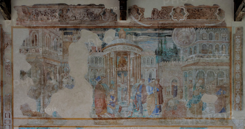 Pisa, Monumental Cemetery: 
“Abraham and the Worshippers of Belus (Baal)”, frescoes by Benozzo Gozzoli, 1470/71.
Camposanto Monumentale, Pisa (PI), Toscana - Tuscany, Italia - Italy