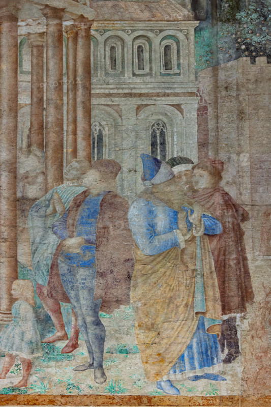 Pisa, Camposanto monumentale:
“Abramo e gli Adoratori di Belo (Baal)”, affreschi di Benozzo Gozzoli, 1470/71.
Particolare.

[ENG]
Pisa, Monumental Cemetery: 
“Abraham and the Worshippers of Belus (Baal)”, frescoes by Benozzo Gozzoli, 1470/71. 
Detail.
Camposanto Monumentale, Pisa (PI), Toscana - Tuscany, Italia - Italy