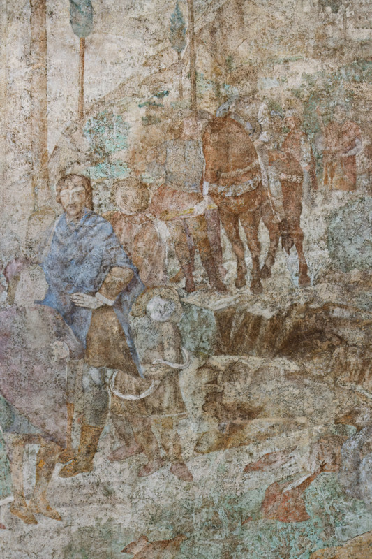 Pisa, Camposanto monumentale:
“Incontro di Esaù e Giacobbe - Ratto di Dina ”, affreschi di Benozzo Gozzoli, 1473/75.
Particolare.

[ENG]
Pisa, Monumental Cemetery: 
“The Meeting of Esau and Jacob - The Rape of Dinah”, frescoes by Benozzo Gozzoli, 1473/75.
Detail.
Camposanto Monumentale, Pisa (PI), Toscana - Tuscany, Italia - Italy