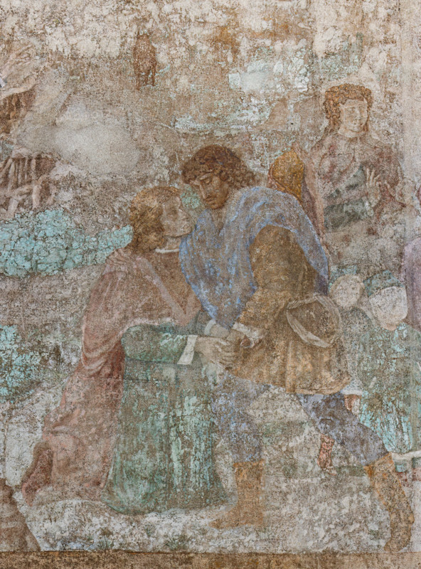 Pisa, Monumental Cemetery: 
“The Meeting of Esau and Jacob - The Rape of Dinah”, frescoes by Benozzo Gozzoli, 1473/75.
Detail.
Camposanto Monumentale, Pisa (PI), Toscana - Tuscany, Italia - Italy