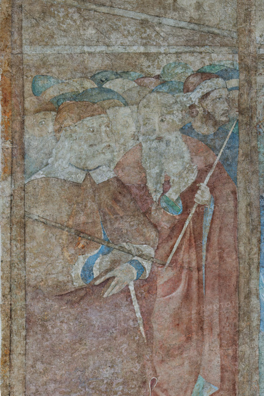 Pisa, Monumental Cemetery: 
“Aaron’s Rod and the Bronze Serpent”, frescoes by Benozzo Gozzoli, 1481.
Detail.
Camposanto Monumentale, Pisa (PI), Toscana - Tuscany, Italia - Italy