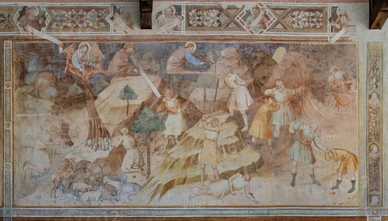 Pisa, Monumental Cemetery: “Stories of Cain and Abel”, frescoes by Piero di Puccio - 1389/1391.
Camposanto Monumentale, Pisa (PI), Toscana - Tuscany, Italia - Italy