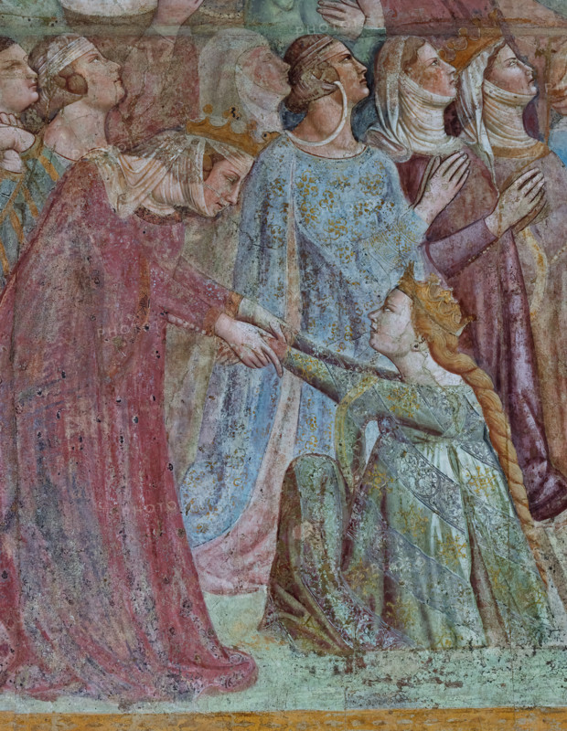 Pisa, Camposanto monumentale:
“Giudizio Universale”, particolare con un gruppo di giuste ed elette.
Affreschi di Buonamico Buffalmacco - 1336/1341.
Camposanto Monumentale, Pisa (PI), Toscana - Tuscany, Italia - Italy