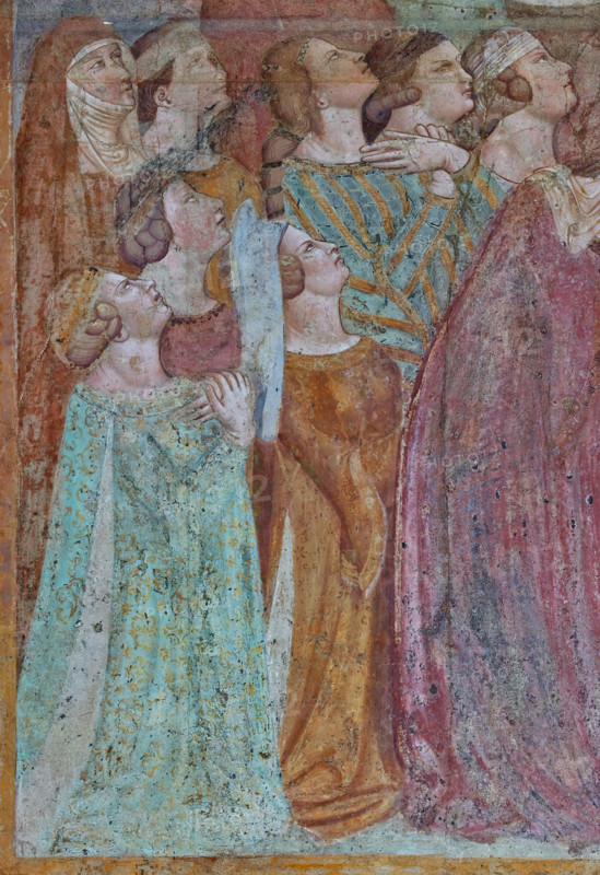 Pisa, Camposanto monumentale:
“Giudizio Universale”.  Affreschi di Buonamico Buffalmacco, 1336/1341.
Particolare con un gruppo di giusti ed eletti.

[ENG]
Pisa, Monumental Cemetery: "The Last Judgement”. Frescoes by Buonamico Buffalmacco, 1336/1341.
Detail with a group of the righteous and the elect.
Camposanto Monumentale, Pisa (PI), Toscana - Tuscany, Italia - Italy