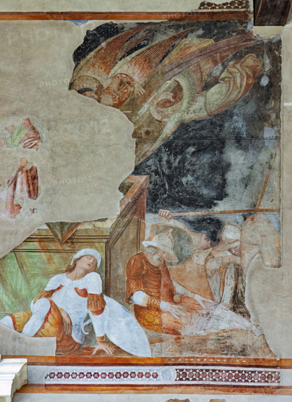 Pisa, Monumental Cemetery, East Wall: 
fragment of the "Resurrection." Frescoes by Buonamico Buffalmacco, 1336/1341.
Camposanto Monumentale, Pisa (PI), Toscana - Tuscany, Italia - Italy