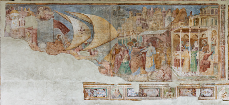 Pisa, Camposanto monumentale:
“Ritorno a Pisa di San Ranieri”, affresco di Antonio Veneziano, 1384/1386.

[ENG]
Pisa, Monumental Cemetery: 
“Return to Pisa of Saint Ranieri”, fresco by Antonio Veneziano, 1384/1386.
Camposanto Monumentale, Pisa (PI), Toscana - Tuscany, Italia - Italy