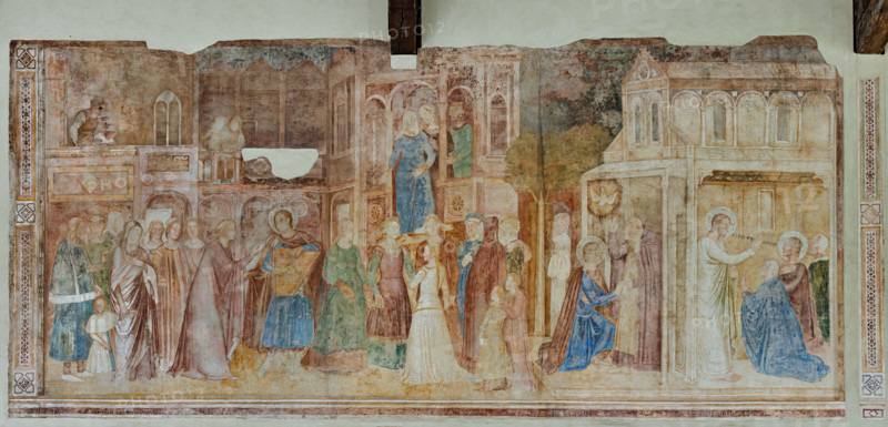 Pisa, Camposanto monumentale:
 “Conversione di San Ranieri”, affresco di Andrea di Bonaiuto, 1376/1378.

[ENG]
Pisa, Monumental Cemetery: 
“Conversion of Saint Ranieri”, fresco by Andrea di Bonaiuto, 1376/1378.
Camposanto Monumentale, Pisa (PI), Toscana - Tuscany, Italia - Italy
