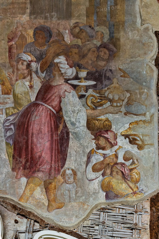 Pisa, Camposanto monumentale:
“Il convito di Baldassarre”, affreschi di Zaccaria Rondinosi, 1664. Particolare.

[ENG]
Pisa, Monumental Cemetery: 
“Balthasar’ Feast”, frescoes by Zaccaria Rondinosi, 1664. Detail.
Camposanto Monumentale, Pisa (PI), Toscana - Tuscany, Italia - Italy