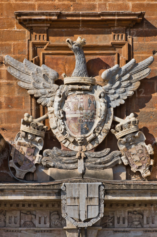 Palazzo Reale (Palazzo dei Normanni), fronte Nord-Est:
Palazzo Reale o "dei Normanni", Palermo (PA), Sicilia - Sicily, Italia - Italy