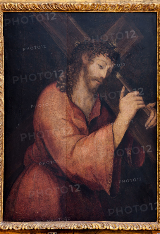 Palermo, The Royal Palace or Palazzo dei Normanni (Palace of the Normans), The Royal Apartment, the Landscape Room: "Christ bearing the Cross", by Flemish painter, XVI century.
Palazzo Reale (Palazzo dei Norma, Palermo (PA), Sicilia - Sicily, Italia - Italy
