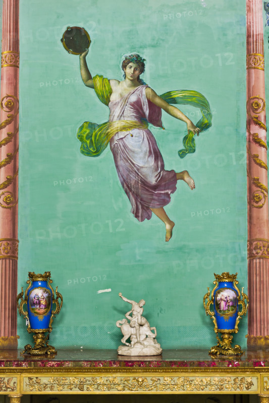 Palermo, The Royal Palace or Palazzo dei Normanni (Palace of the Normans), The Royal Apartment, the Pompeiana Room: "Dancing Nymph", dry wall painting by Giuseppe Patania, about 1830.
Palazzo Reale (Palazzo dei Norma, Palermo (PA), Sicilia - Sicily, Italia - Italy