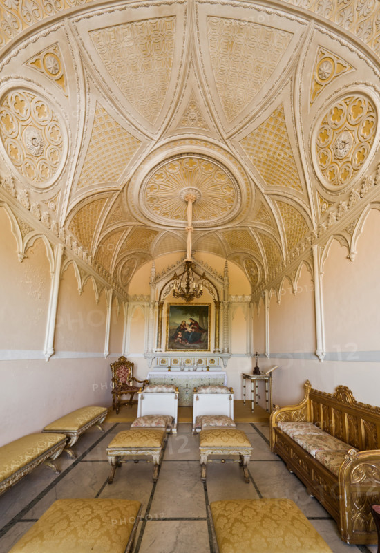 Palermo, The Royal Palace or Palazzo dei Normanni (Palace of the Normans),The Joharia Tower, the Borbone Royal apartments: neo-Gothic private chapel.
Palazzo Reale (Palazzo dei Norma, Palermo (PA), Sicilia - Sicily, Italia - Italy