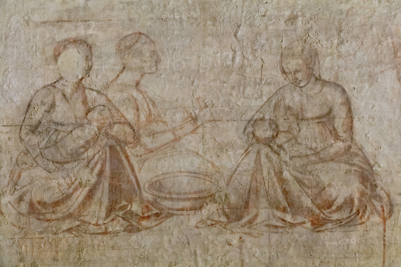 Pisa, Museo delle sinopie:
“Storie di Esaù e Giacobbe”, sinopia di Benozzo Gozzoli, preparatoria agli affreschi del Camposanto, 1473-75.
Particolare con gruppo di donne con neonati.

[ENG]
Pisa, Sinopia Museum:
“Birth of Esau and Jacob”, sinopia by Benozzo Gozzoli, preparatory to the frescoes in the Camposanto, 1473-75.
Detail of a group of women with newborns.
Museo delle sinopie, Pisa (PI), Toscana - Tuscany, Italia - Italy