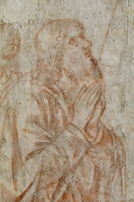 Pisa, Museo delle sinopie:
“La verga di Aronne e il serpente di bronzo”, sinopia di Benozzo Gozzoli, preparatoria agli affreschi del Camposanto, 1481.
Particolare con uomo anziano inginocchiato.

[ENG]
Pisa, Sinopia Museum:
“Aron’s Rod and the Brazen Serpent”, sinopia by Benozzo Gozzoli, preparatory to the frescoes in the Camposanto, 1481.
Detail with kneeling elderly man.
Museo delle sinopie, Pisa (PI), Toscana - Tuscany, Italia - Italy