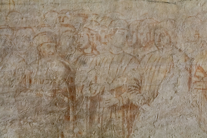 Pisa, Museo delle sinopie:
“La regina di Saba davanti a Salomone”, sinopia di Benozzo Gozzoli, preparatoria agli affreschi del Camposanto, 1481-84.
Particolare con gruppo di uomini.

[ENG]
Pisa, Sinopia Museum:
“Meeting of Solomon and Sheba”, sinopia by Benozzo Gozzoli, preparatory to the frescoes in the Camposanto, 1481.
Detail with  a group of men.
Museo delle sinopie, Pisa (PI), Toscana - Tuscany, Italia - Italy
