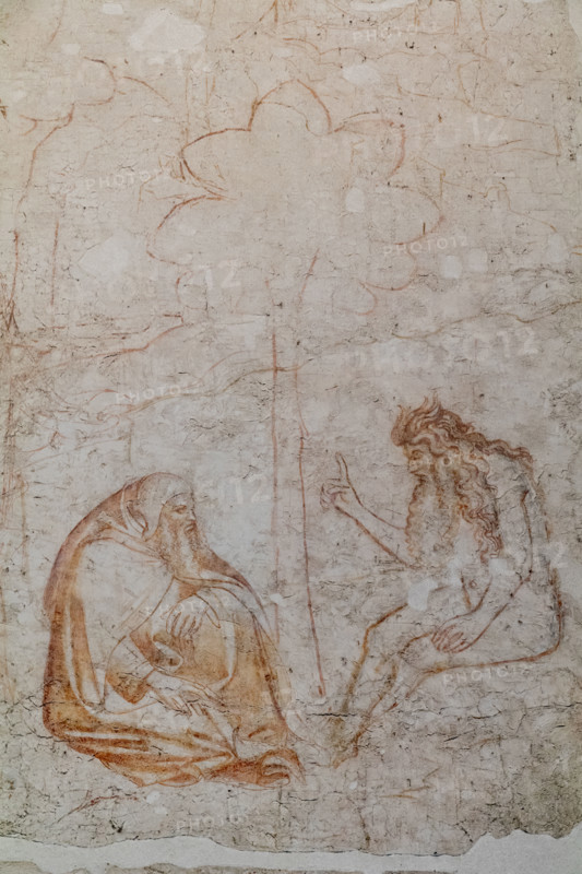 Pisa, Museo delle sinopie: “Tebaide”,
storie degli Eremiti e dei Santi Padri ispirate alla “Vitae Patrum” del canonico domenicano Cavalca. Sinopia preparatoria agli affreschi del Camposanto di Buonamico Buffalmacco, 1336/1341.

[ENG]
Pisa, Sinopia Museum: “Thebaid”, Stories of the Hermits and the Holy Fathers inspired by the Vitae Patrum by the Dominican Domenico Canon Cavalca. Sinopia preparatory to the frescoes by Buonamico Buffalmacco, 1336/1341.
Museo delle sinopie, Pisa (PI), Toscana - Tuscany, Italia - Italy