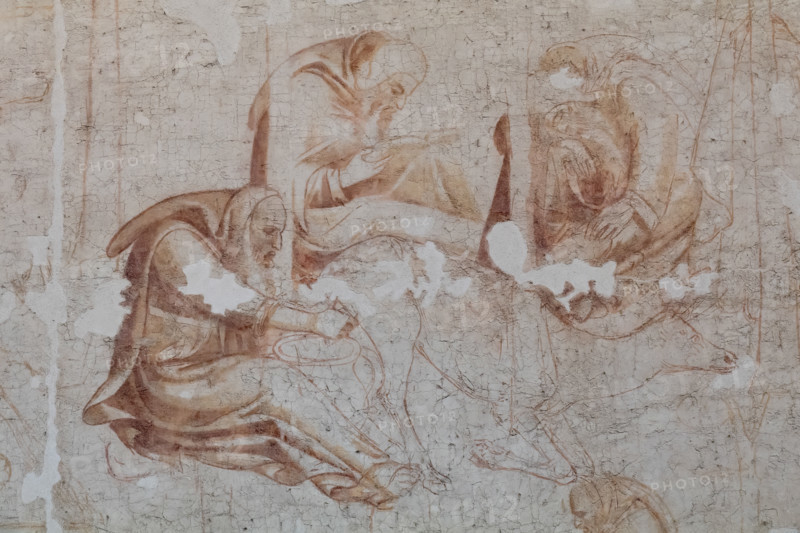 Pisa, Museo delle sinopie: “Tebaide”,
storie degli Eremiti e dei Santi Padri ispirate alla “Vitae Patrum” del canonico domenicano Cavalca. Sinopia preparatoria agli affreschi del Camposanto di Buonamico Buffalmacco, 1336/1341.

[ENG]
Pisa, Sinopia Museum: “Thebaid”, Stories of the Hermits and the Holy Fathers inspired by the Vitae Patrum by the Dominican Domenico Canon Cavalca. Sinopia preparatory to the frescoes by Buonamico Buffalmacco, 1336/1341.
Museo delle sinopie, Pisa (PI), Toscana - Tuscany, Italia - Italy