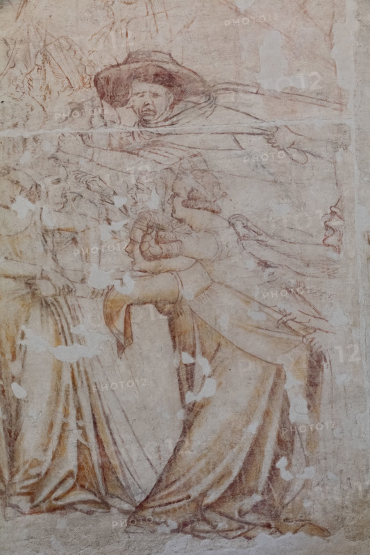 Pisa, Museo delle sinopie:
“Giudizio universale”.  Sinopia preparatoria degli affreschi di Buonamico Buffalmacco, 1336/1341 nel Camposanto di Pisa.
Particolare con gruppo di peccatori.

[ENG]
Pisa, Monumental Cemetery: “Last Judgment”. Preparatory sinopia to the frescoes by Buonamico Buffalmacco in the Monumental Cemetery, 1336/1341.
Detail with some sinners.
Museo delle sinopie, Pisa (PI), Toscana - Tuscany, Italia - Italy