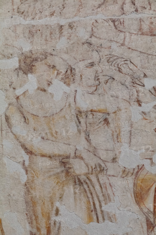 Pisa, Museo delle sinopie:
“Giudizio universale”.  Sinopia preparatoria degli affreschi di Buonamico Buffalmacco, 1336/1341 nel Camposanto di Pisa.
Particolare con gruppo di peccatori.

[ENG]
Pisa, Monumental Cemetery: “Last Judgment”. Preparatory sinopia to the frescoes by Buonamico Buffalmacco in the Monumental Cemetery, 1336/1341.
Detail with some sinners.
Museo delle sinopie, Pisa (PI), Toscana - Tuscany, Italia - Italy
