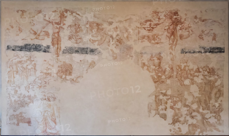 Pisa, Museo delle sinopie: sulla sinistra, “Mosè”, calco in gesso di Nicola e Giovanni Pisano, fine XIII secolo. Sullo sfondo, sinopia preparatoria dell’affresco “Crocifissione”, di Francesco Traini destinato al Camposanto, 1330 - 35.

[ENG]
Pisa, Sinopia Museum: on the left, "Moses," a plaster cast by Nicola and Giovanni Pisano, late 13th century. In the background, a preparatory sinopia for the fresco "Crucifixion," by Francesco Traini, intended for the Monumental Cemetery, 1330-35.
Camposanto Monumentale, Pisa (PI), Toscana - Tuscany, Italia - Italy