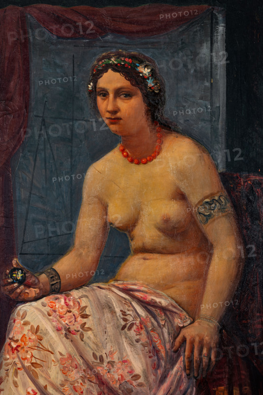 Collezione Assicoop Unipol, inv. n° 888: 
Achille Funi (1890-1972); “La Maga Circe” ; olio su tela, cm. 165x105. Particolare.

[ENG]
Achille Funi (Ferrara 1890-1972);”Circe the Sorceress”; oil painting on canvas, cm. 165x105. Detail.
Collezione Assicoop - Unipol, Modena (MO), Emilia Romagna, Italia - Italy