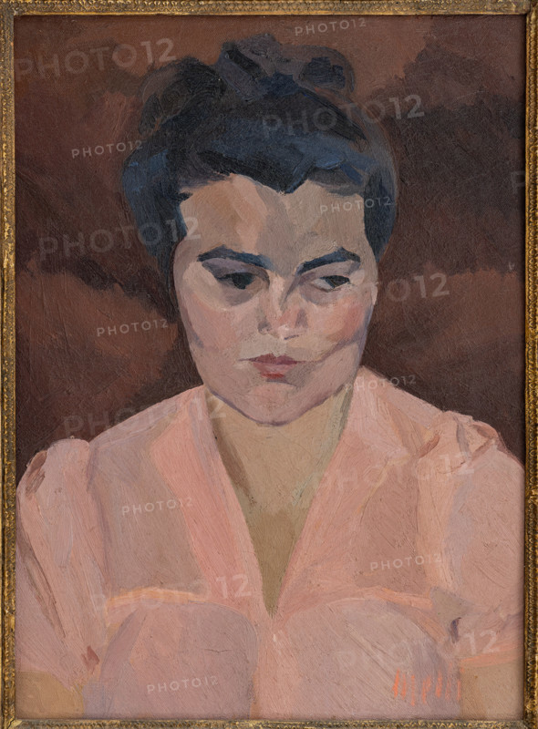 Collezione Assicoop Unipol, inv. n°  910: 
Roberto Melli (1855-1958); “Donna in rosa (Angelina)”, olio su tela, cm 44,5 x 34.

[ENG]
Roberto Melli (1855-1958); “Portrait of a Woman in Pink (Angelina)”, oil painting on canvas, cm 44,5 x 34.
Collezione Assicoop - Unipol, Modena (MO), Emilia Romagna, Italia - Italy