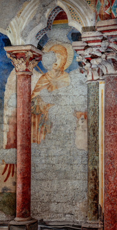 Assisi, Basilica superiore di San Francesco, transetto meridionale, parete est, registro mediano: l’angelo centrale delle gerarchie angeliche. Affreschi di Cimabue (Cenni di Pepo 1277-1283?).


[ENG]
Assisi, Upper Basilica of Saint Francis, southern transept, east wall, the middle register: the central angel of the angelic hierarchies. Frescoes by Cimabue (Cenni di Pepo 1277-1283?).
Basilica superiore di San France, Assisi (PG), Umbria, Italia - Italy