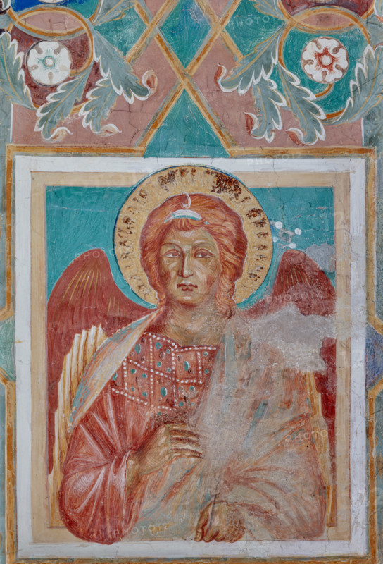 Assisi, Basilica superiore di San Francesco, transetto meridionale, parete meridionale, archivolto sinistro: quarto “Angelo” dal basso. Affresco di Cimabue (Cenni di Pepo) e bottega (1288-92).


[ENG]
Assisi, Upper Basilica of St. Francis, southern transept, southern wall, left archivolt: fourth “Angel” from the bottom. Fresco by Cimabue (Cenni di Pepo) and workshop (1288-92).
Basilica superiore di San France, Assisi (PG), Umbria, Italia - Italy